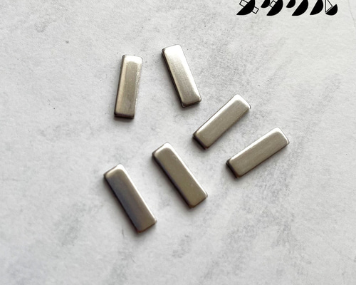 メタルパーツ CZ付きチャーム マカバ9×6×6mm シルバーカラー 3