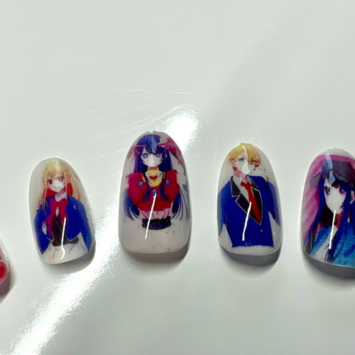 Mオーダーネイルチップ キャラクター付き 0dc7c6c2878346d41af8bd3da108d4