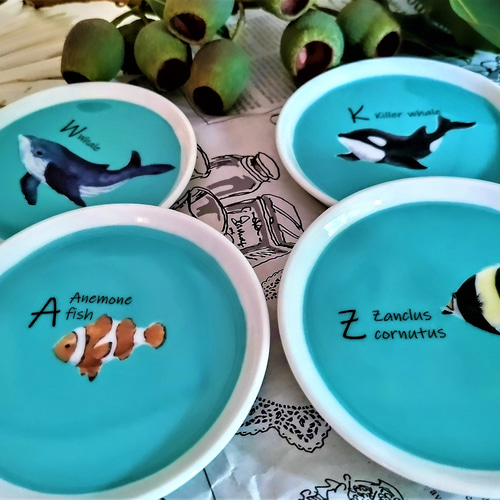 確認⸜(*˙꒳˙*)⸝四角皿(大)♡コースター♡オーダー受け付け