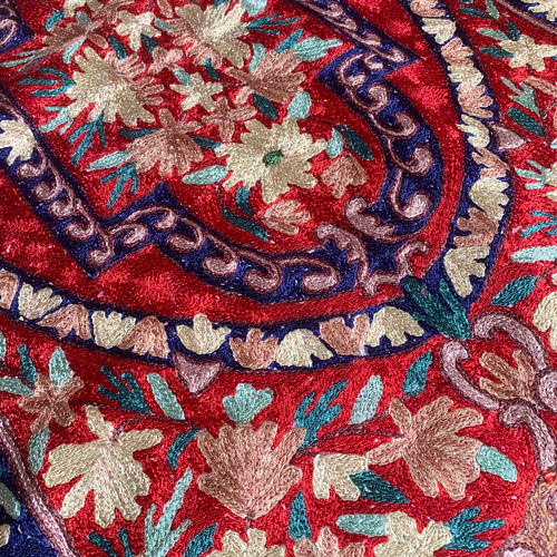 30%Off】カシミールの手刺繍ラグ カーペット・絨毯・ラグ 30%Off】カシミールの手刺繍ラグ カーペット・絨毯・ラグ