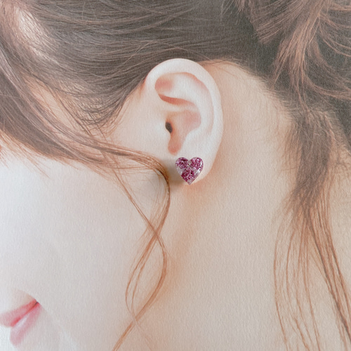 現在開催中のキャンペーン＆お得情報 小さなハート ピアス イヤリング かすみ草レジンピアス ピアス