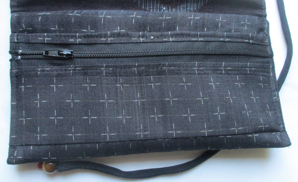 ７１９７　夏の着物で作った和風財布・ポーチ　＃送料無料 6枚目の画像