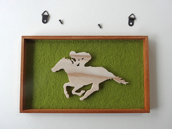 オーナメント/メモリアル・プレート/デザイン変更調整可/馬/競馬