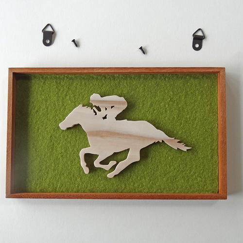 オーナメント/メモリアル・プレート/デザイン変更調整可/馬/競馬