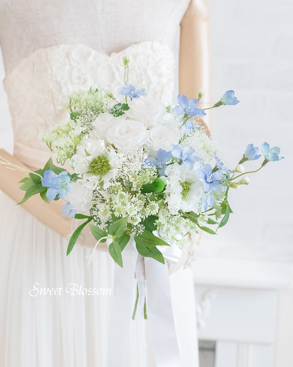 クラッチブーケ ブートニアセット ◇ウェディングブーケ&ブートニア◇◇ブライダルブーケ◇クラッチブーケ◇