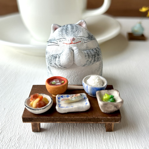 いただきます猫さん その他人形 松岡 ぜんぶ 通販 16097626
