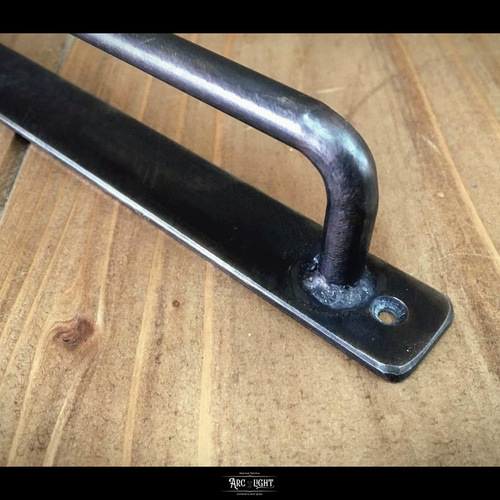 アイアン ハンドル (アンティーク黒錆び加工) 取手 取っ手 引手