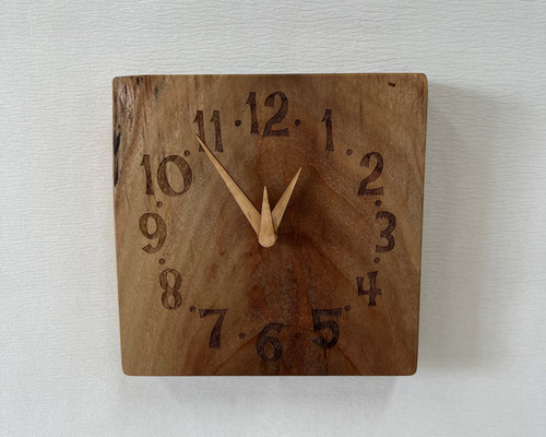 木の時計＜ウォールナット＞ 壁掛け時計 wnc-1136 掛け時計・置き時計