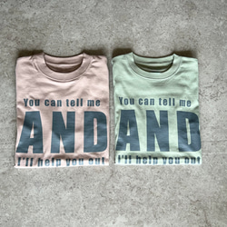 限定新色♪大人のロゴTシャツ「you can tel me」 2枚目の画像