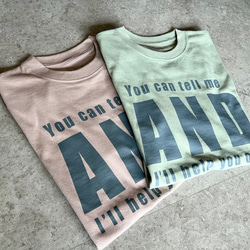 限定新色♪大人のロゴTシャツ「you can tel me」 10枚目の画像