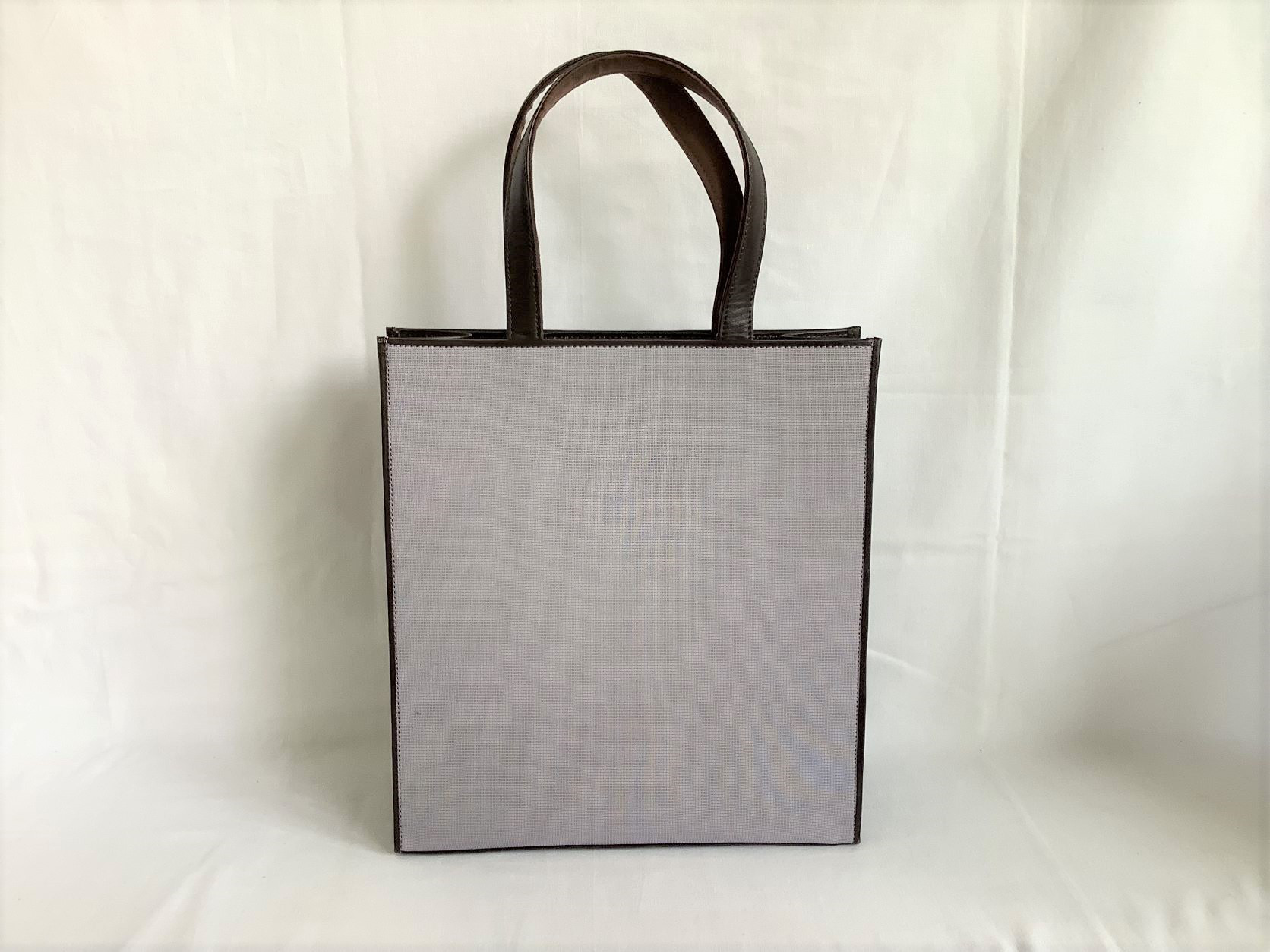 伝統織物のトップブランド塩沢織トートバッグD38