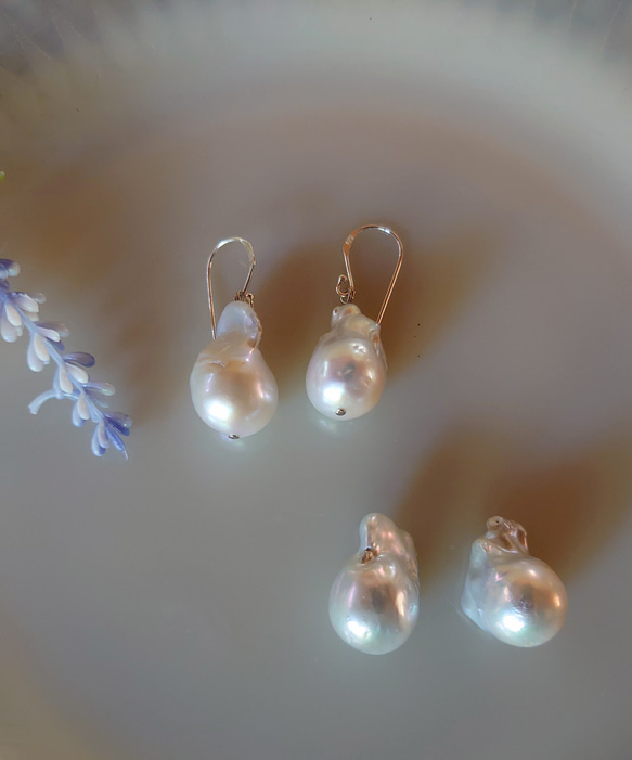 即日発送】ripsalis uva バロックパール イヤリング アクセサリー 