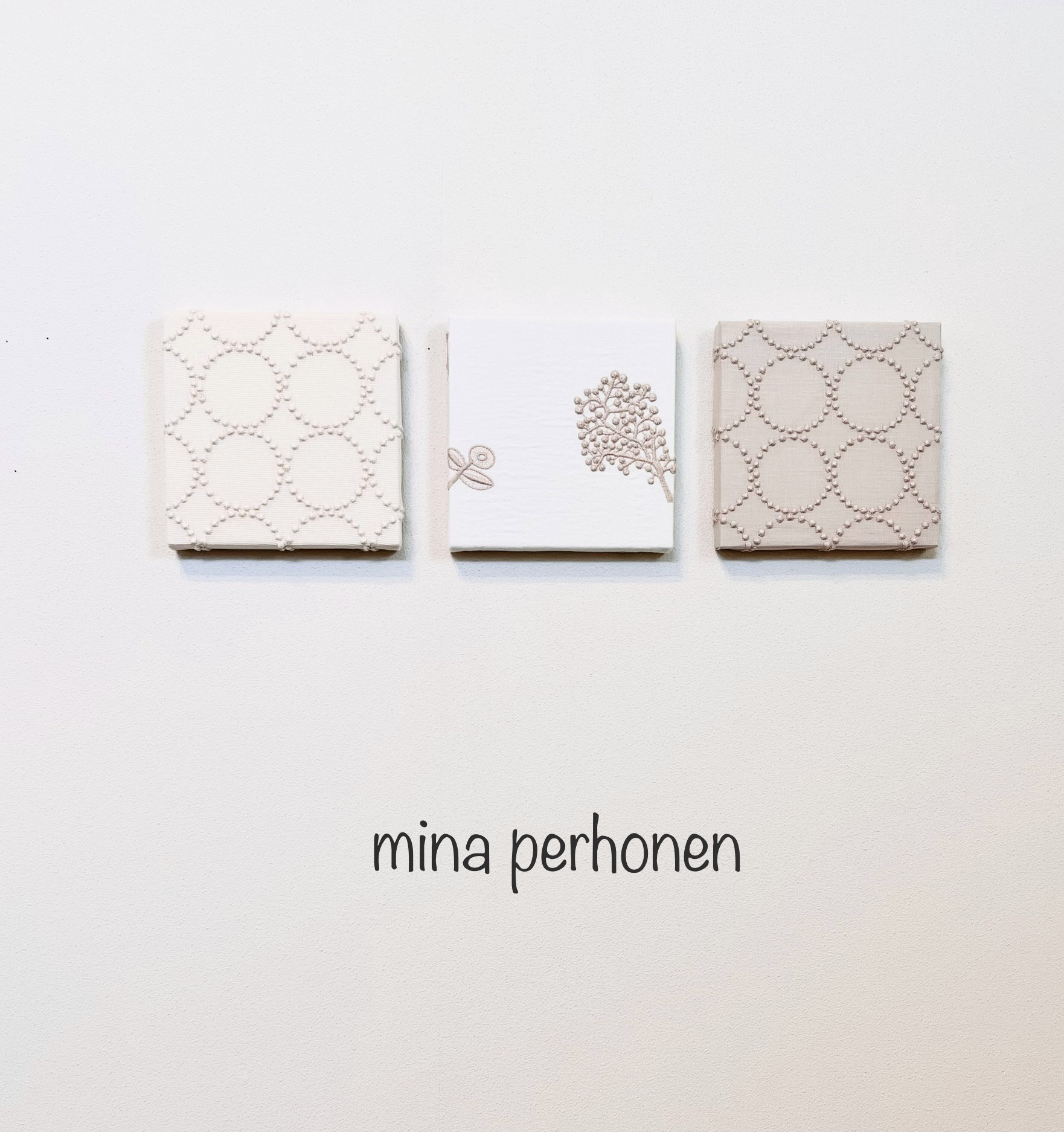 mina perhonen ミナペルホネン ファブリックパネル 3点セッ