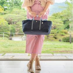 いつも持ちたくなる横長トート♡ ネコミミトート 帆布バッグ トート