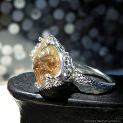 オレゴンサンストーン リング / Rough Oregon Sunstone Ring 2枚目の画像