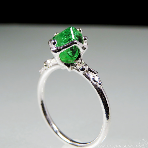 ツァボライト リング / Tsavorite Ring 4枚目の画像