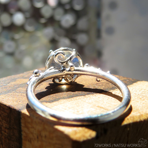 ラブラドライトリング ラブラドライト リング ラブラドライト 指輪 ゴツカワ | Momi