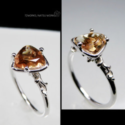 オレゴンサンストーン リング / Oregon Sunstone Ring lll 8枚目の画像