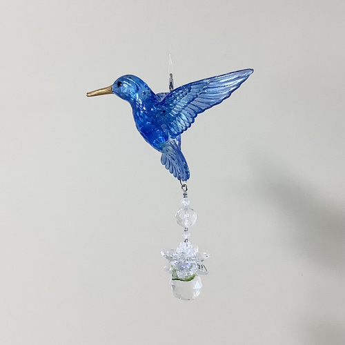 天然石 鳥 置き物 ハチドリ 天然石 鳥 置き物 ハチドリ