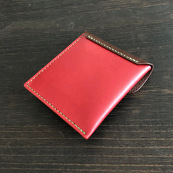 袋狀迷你皮夾和卡片包 | 紅色 x 巧克力 x 粉紅色 &lt;有貨&gt; 第2張的照片