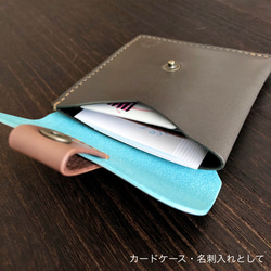袋狀迷你皮夾和卡片包 | 紅色 x 巧克力 x 粉紅色 &lt;有貨&gt; 第7張的照片