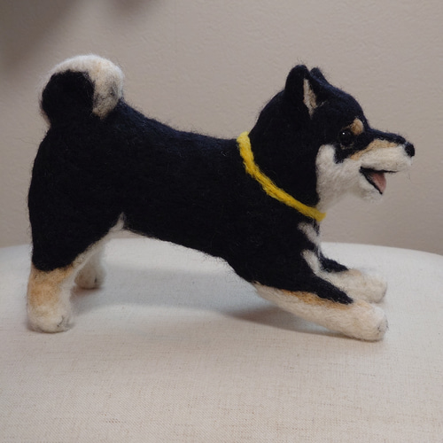 柴犬 羊毛 羊毛フェルト ハンドメイド 黒柴 羊毛フェルト 柴犬 羊毛 羊毛フェルト ハンドメイド 黒柴 羊毛フェルト