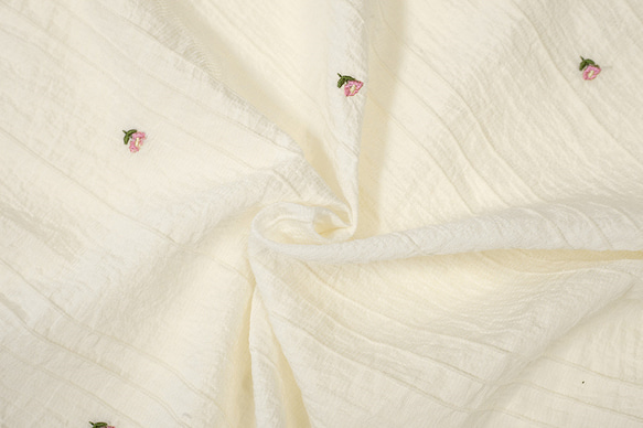 クリームローズフレンチレトロガールドレス半袖夏ウエストネクタイルーズスカート 3枚目の画像