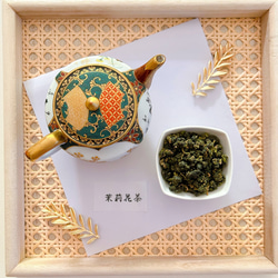 ジャスミン茶の高級品　台湾産　茉莉花茶（まつりか茶）　優しい香り　40g×1 カラフルパッケージ 4枚目の画像