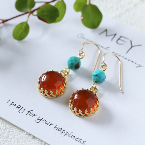 Creema限定 ポイントアップ】14kgf＊7月の誕生石＊カーネリアンと  