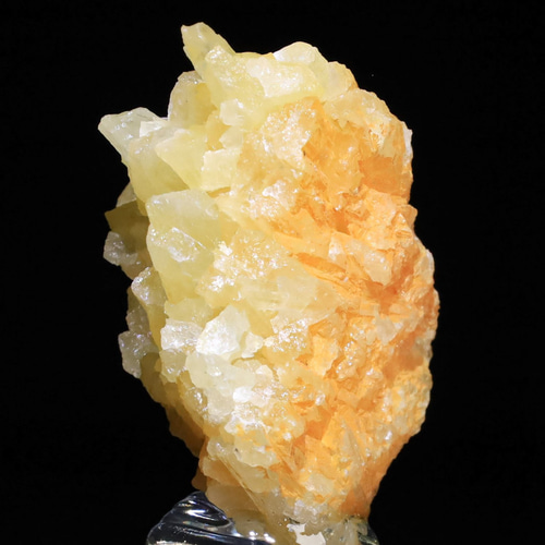 23g【稀有】天然 蛍光 イエロー アラゴナイト 原石 鉱物 標本