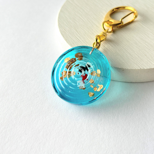 金魚(リメイク) レジンキーホルダー あべこべ