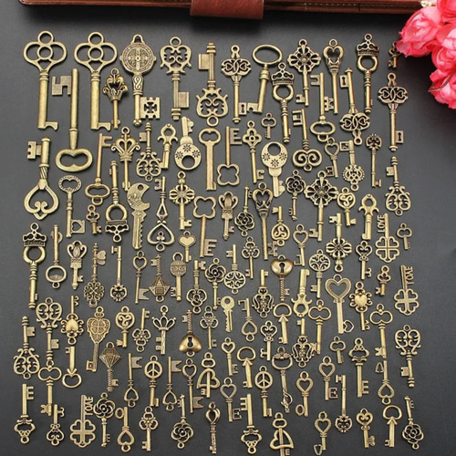 アンティーク　ヴィンテージ　チャーム4点セット Amazon | 【Day-net】【50個セット】チャーム アンティーク