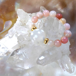 珍しい天珠さん❣まっ白な星空天珠さん❣満点天珠さんのリング、指輪 1枚目の画像