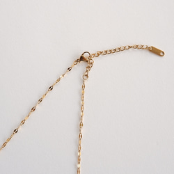 ペタルチェーン ネックレス｜サージカルステンレス つけっぱなし ゴールド シルバー 秋冬新作2025 20枚目の画像