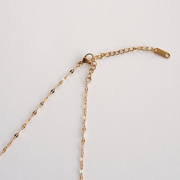 ペタルチェーン ネックレス｜サージカルステンレス つけっぱなし ゴールド シルバー 秋冬新作2025 20枚目の画像