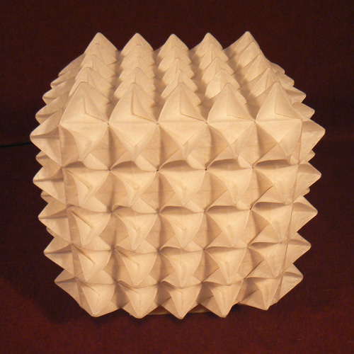 和紙の手作りランプシェード　美濃和紙使用　[ 匠 ] 3-3　癒しの一点物作品 和紙の手作りランプシェード 美濃和紙使用 [折] 3-1 どこにも