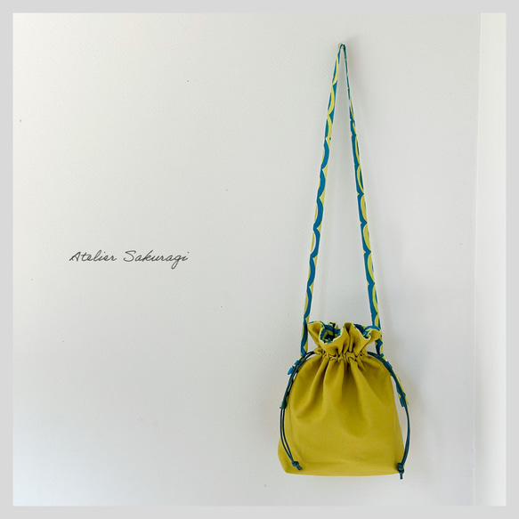 日本未発売★LYN★バケット ショルダーバッグ 巾着 イエロー 日本未発売!!《LYN》Fontia Mini ショルダーバッグ (LYN