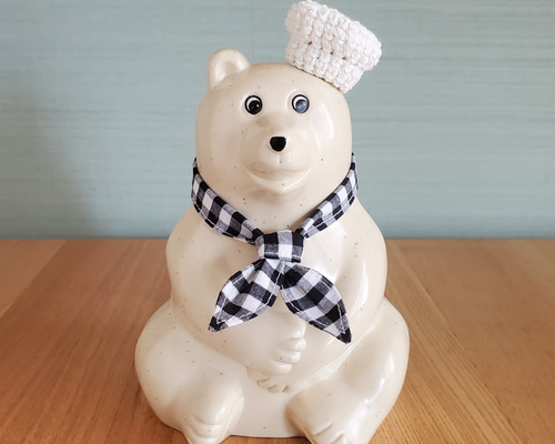 【しろくまさん専用】エルメス　ベレー帽　ブラック　付属品あり　保存袋付き しろくまさん専用】エルメス ベレー帽 ブラック 付属品あり 保存袋付き