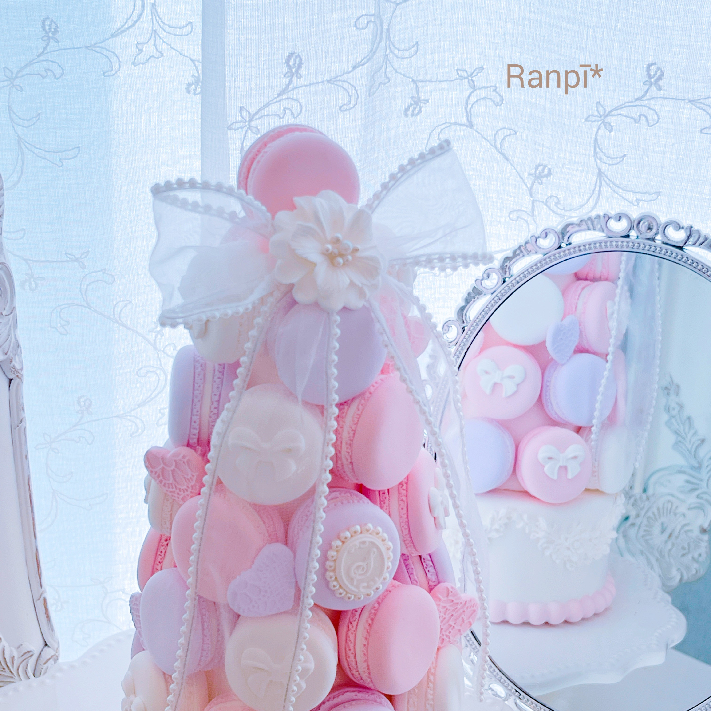 クレイケーキ*マカロンタワー