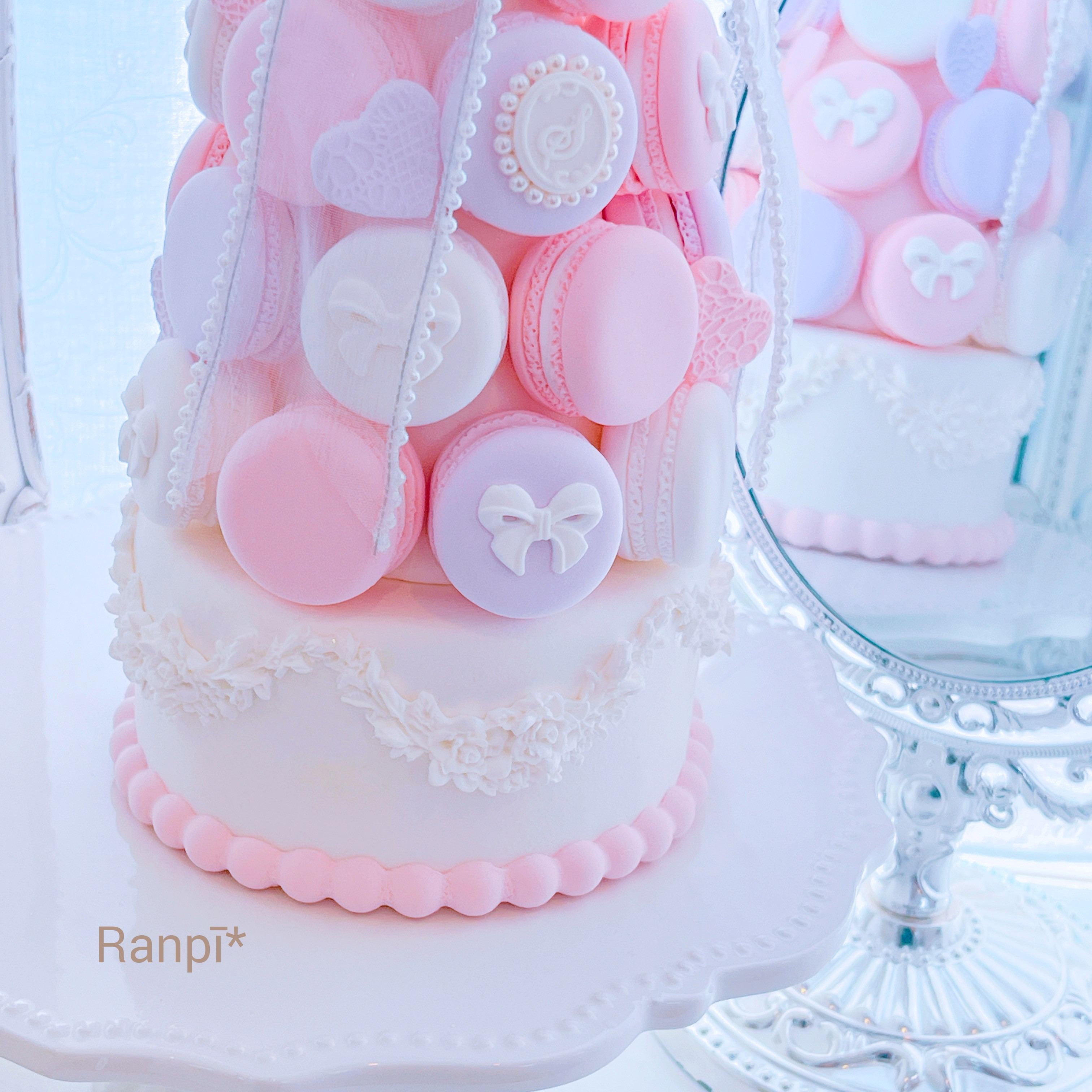 クレイケーキ*マカロンタワー