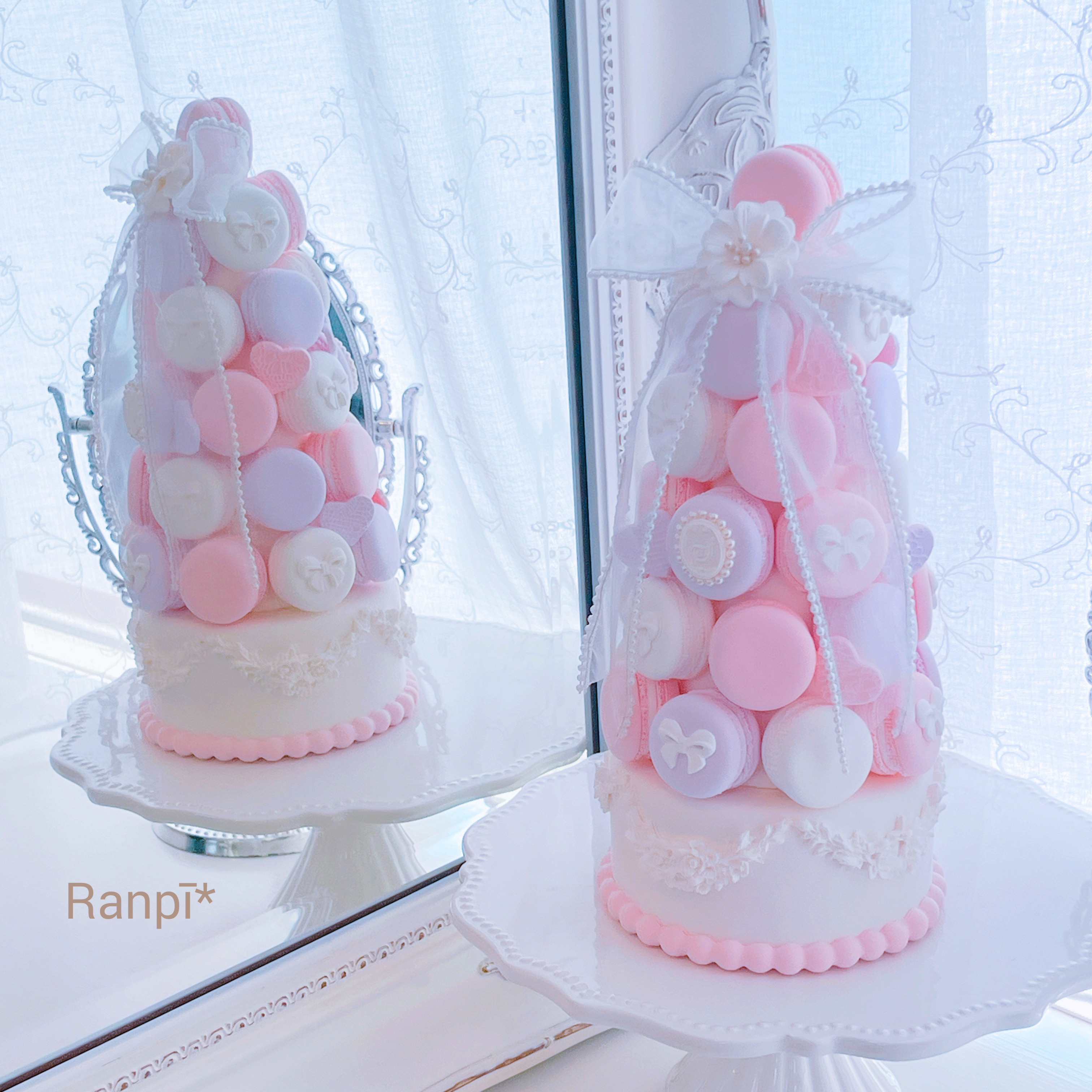 クレイケーキ*マカロンタワー