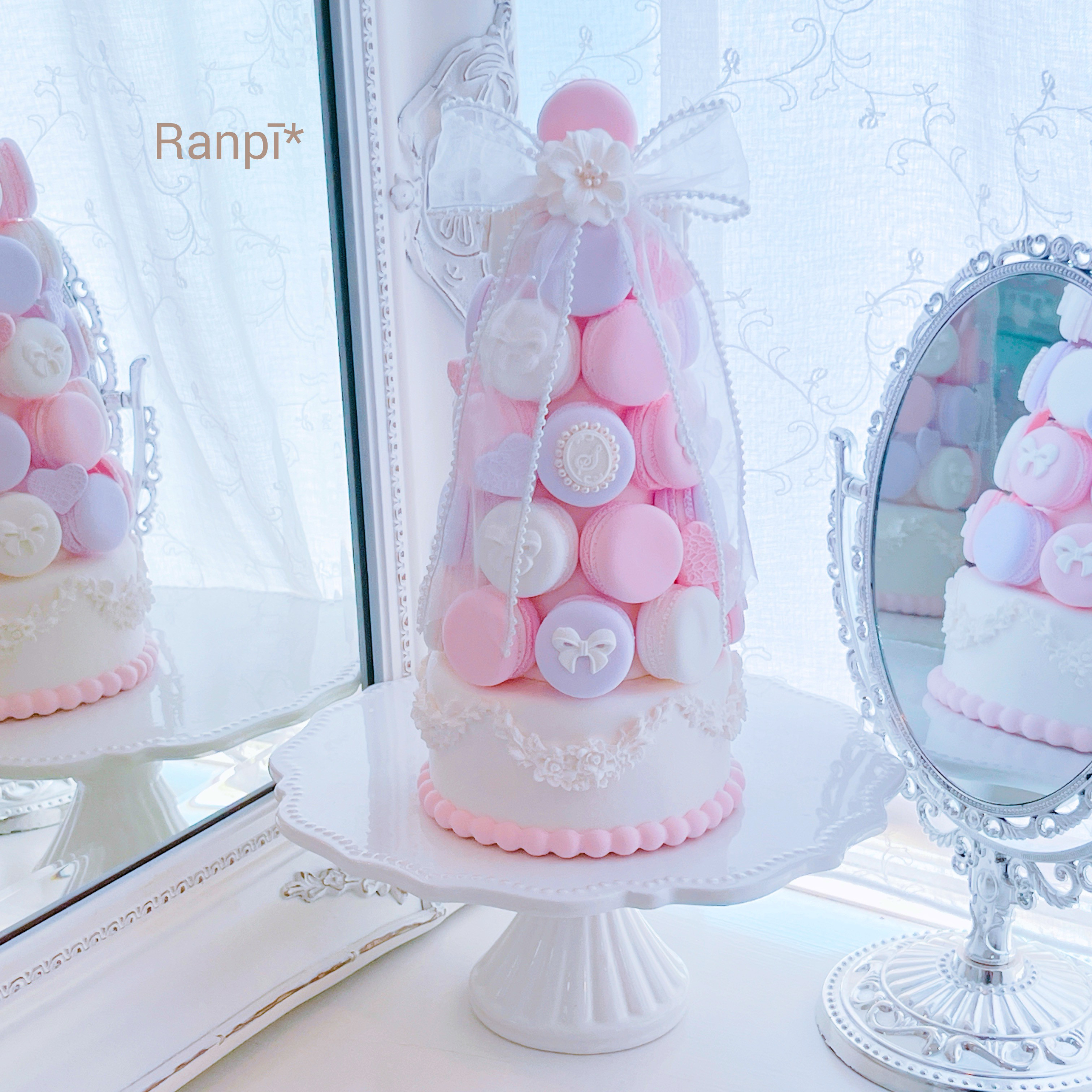 クレイケーキ*マカロンタワー