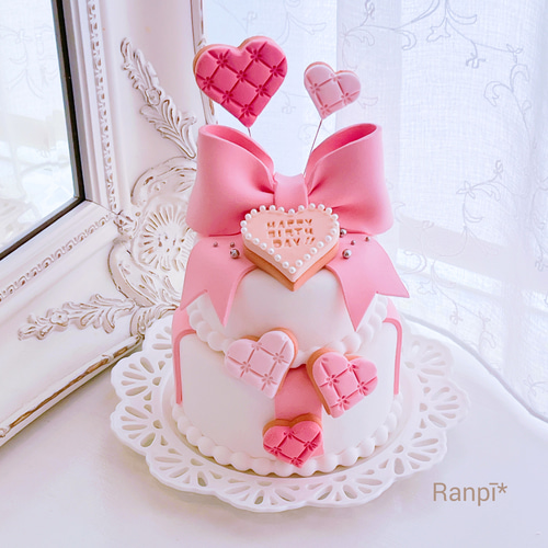 ピンクりぼんのクレイケーキセット ピンクりぼんのクレイケーキセット 24 件の「クレイケーキ リボン」の