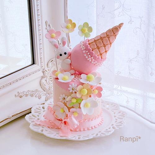 はなページ⭐️ クレイケーキ*フラワーアイス クレイケーキ*フラワーアイス その他インテリア雑貨 Claycake『Ranpī