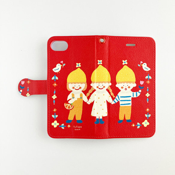 Nakayoshi Lemon trio 筆電型智慧型手機保護殼 第5張的照片