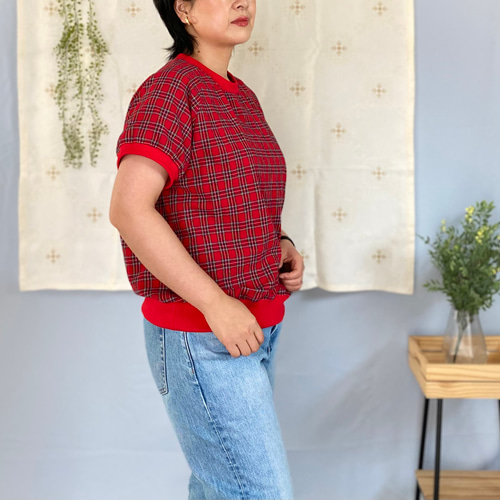 チェック柄 赤 スリーブ チェック柄 赤 スリーブ 【公式通販】