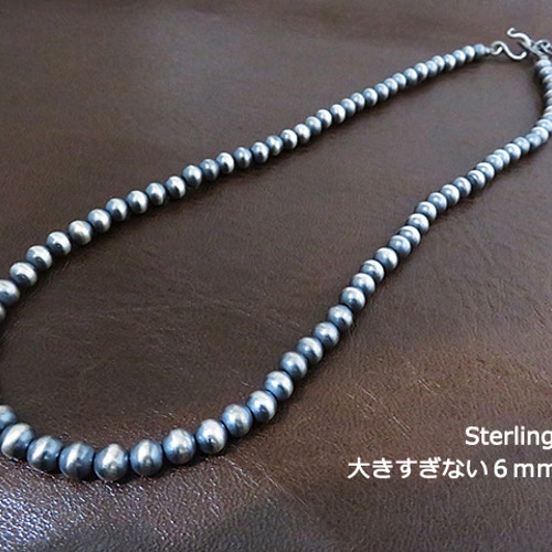 ナバホ ハンドメイド シルバー925 ナバホパールビーズ
