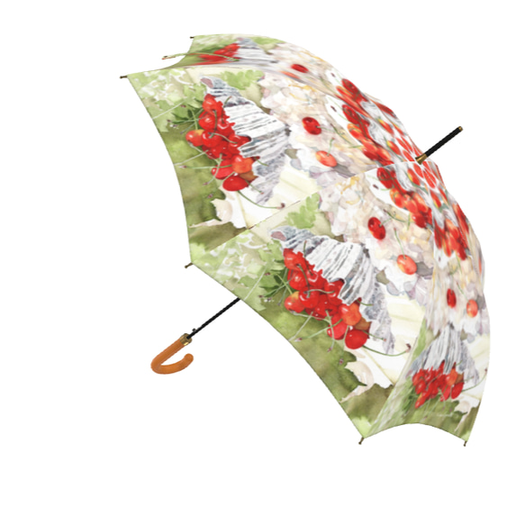 【受注生産】佐藤錦の雨傘２　（イギリス製）梅雨対策2023 2枚目の画像