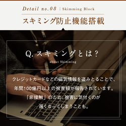 イタリアンレザー 薄型 L字ファスナー スリム 長財布 ブラック【送料無料】（ｗ1218） 11枚目の画像