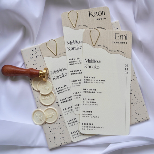 えみ様ご確認用♡お名前ブックマーカー